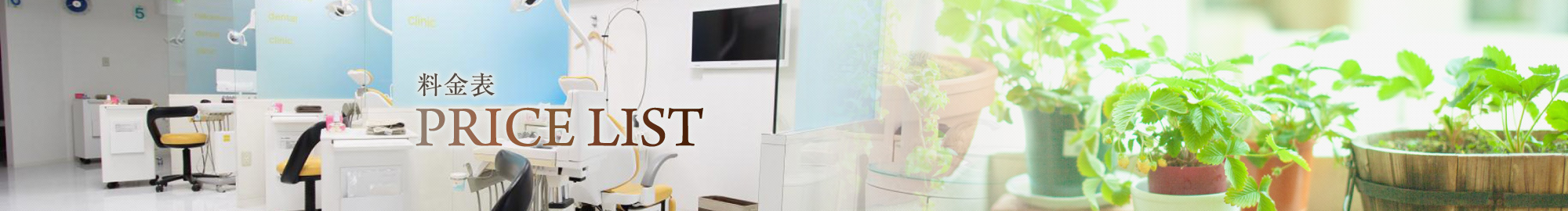料金表
